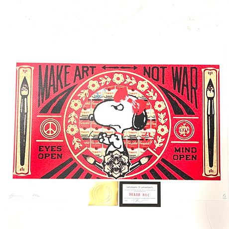 【額装済】【DEATH NYC】SNOOPY✩Basquiat 額装済】【DEATH NYC】SNOOPY✩Basquiat