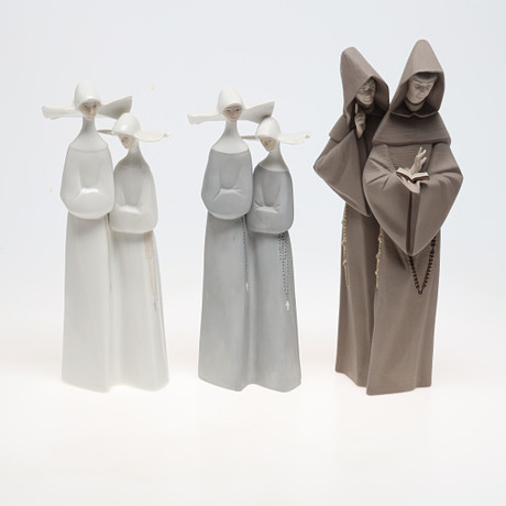 FIGURES, 3 pieces, Lladro, 