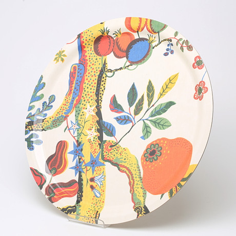 FIRMA SVENSKT TENN, bricka "Vegetable Tree" efter Josef Frank, 2000-tal