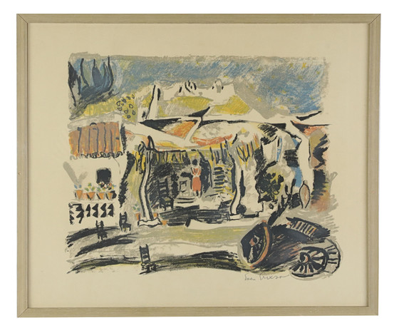 SVEN X:ET ERIXSON. Litografi, signerad. Konst - Grafik - Auctionet