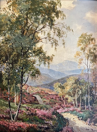 GEORGE MELVIN RENNIE (1874 - 1953). BRAEMAR. Konst - Måleri - Auctionet