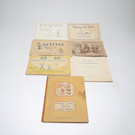 BOOKS and SONG BOOKLETS, 9 pcs., 1900/19th century. Books, Maps ...