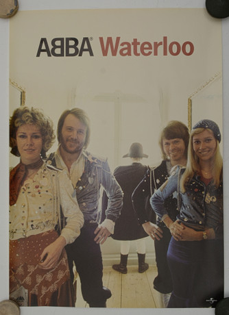 ABBA. Waterloo poster. Konst - Grafik - Auctionet