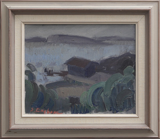 SVEN ENGBLOM. OIL on canvas, signed, 1900s. Art - Paintings - Auctionet