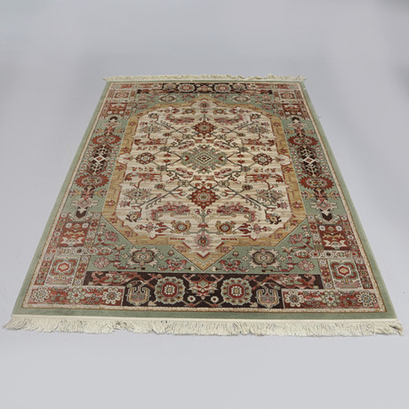 MATTA, grön, 238 x 174 cm, 1900-tal. Mattor & Textil - Mattor - Auctionet