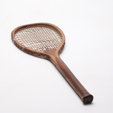 TENNIS RACKET, Young & Co, London, England, 19th century. Miscellaneous ...