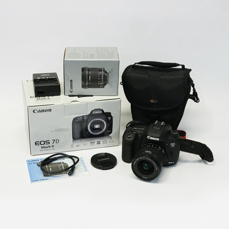 CANON. SYSTEMKAMERA. EOS 7D MARK II MED OBJEKTIV. Foto, Kameror & Optik