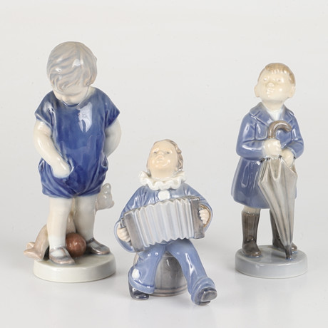 figurines-3-pieces-porcelain-royal-copenhagen-denmark-ceramics