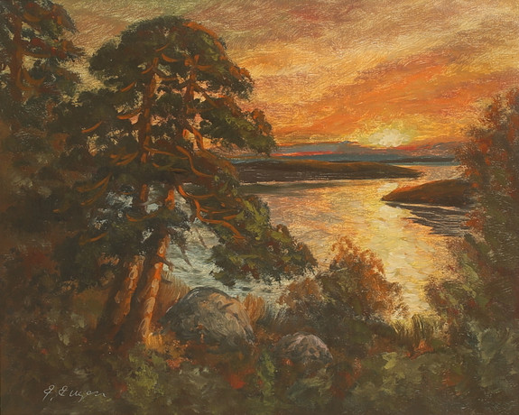 Unknown artist, oil on canvas, signed. Art - Paintings - Auctionet