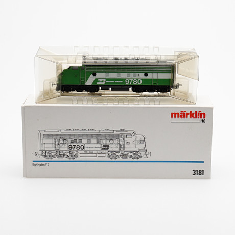 Märklin H0 - 3181/4181 - Diesel locomotive - EMD F7A and B