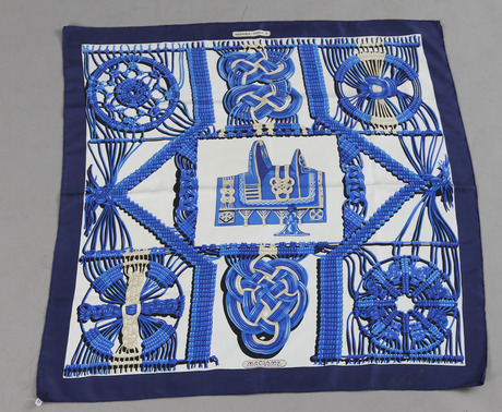 SCARF, Hermès, Macrame.