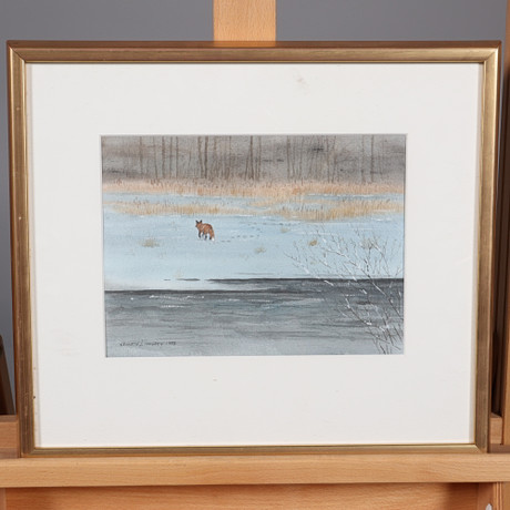 KENNETH LINDGREN. WATERCOLOR, signed and dated 1988. Art - Paintings ...