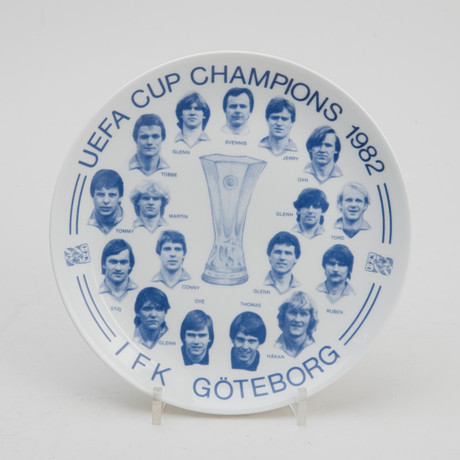 Fanion Hambourg SV - Finale Coupe UEFA 1982 Vs IFK Göteborg - Très Bon état