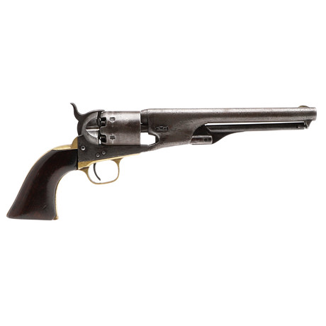 A COLT NAVY 36 CALIBRE SIX SHOT REVOLVER NUMBER 4378. Weapons ...