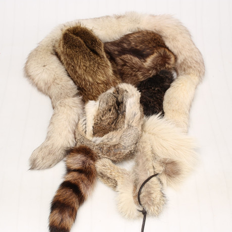 DIVERSE HUVUDBONADER päls. Vintagekläder & Accessoarer - Auctionet