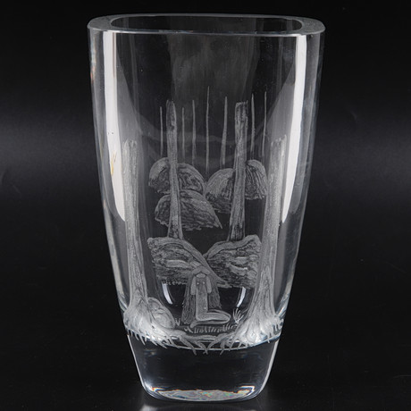 tony-racov-vase-motif-on-tuvstarr-after-john-bauer-eken-s-glashytta