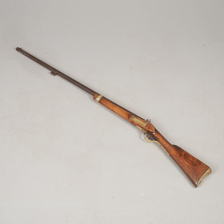 BLOCK RIFLE, m1815, civilian converted from flintlock to percussion ...