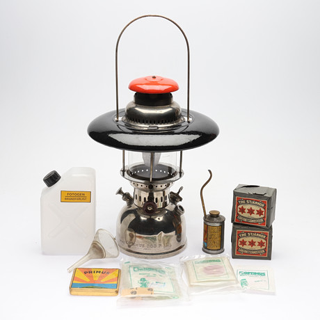NICE OLD VINTAGE OPTIMUS 300 PRESSURE OIL KEROSENE LANTERN SWEDEN SWEDISH