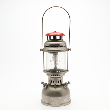 NICE OLD VINTAGE OPTIMUS 300 PRESSURE OIL KEROSENE LANTERN SWEDEN SWEDISH