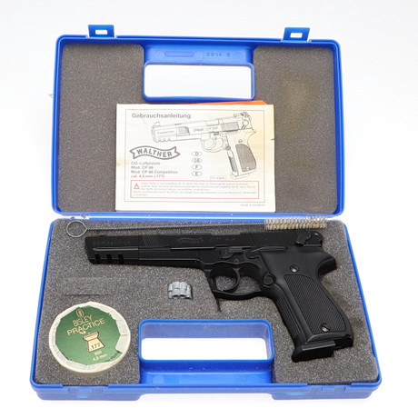 A WALTHER CP88 COMPETITION .177 AIR PISTOL. Weapons & Militaria