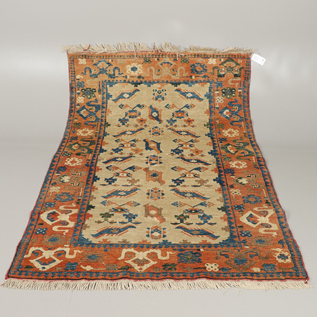 A TURKISH RUG OF C16TH BIRD DESIGN. Carpets & Textiles - Carpets ...