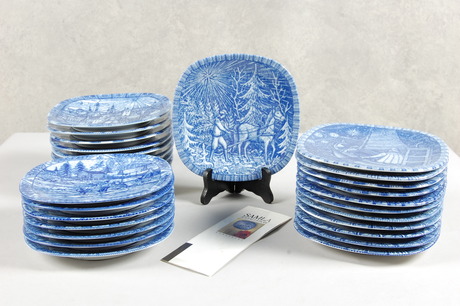 SAMLARTALLRIKAR, 29 delar,  Rörstrand, 1968-1996.