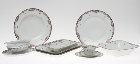 SERVISDELAR, ca 42 delar, porslin, Rosenthal Bavaria.