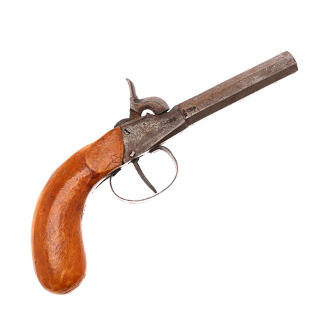 SLAG-LOCK PISTOL, so-called Smålänning, mid-19th century. Weapons ...