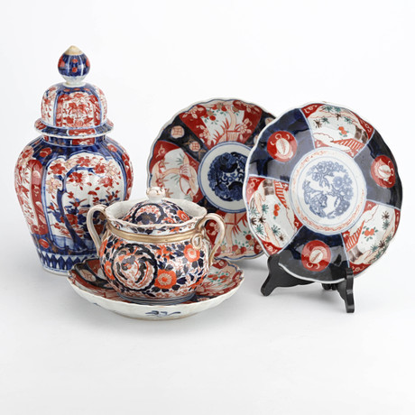 PORCELAIN 5 pieces Imari, Japan, 20th century. Ceramics & Porcelain ...