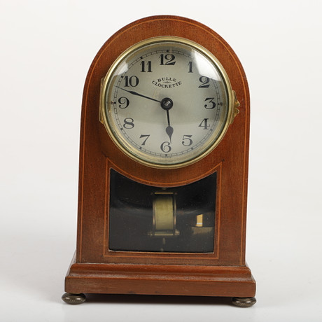 TABLE PENDULUM, wood/metal, Bulle & Clockette, 1900s. Clocks & Watches ...
