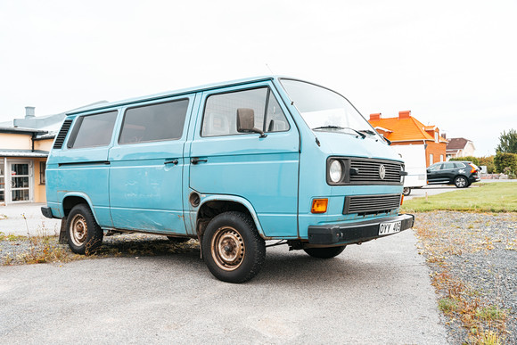 VOLKSWAGEN, modell Transporter Kombi TD, årsmodell 1989.
