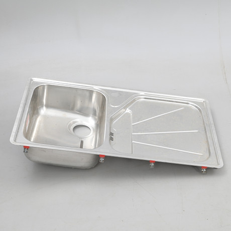 DISKBÄNK, rostfri plåt, Franke design. Silver & Metall - Övriga ...