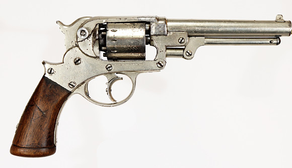 REVOLVER BLOCK LOCK, marca Starr Arms Co, modelo 1858 Army, calibre .44 ...
