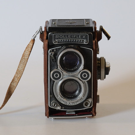 Appareil Photo Vintage Rolleiflex De 1956 – Fonctionnel Avec Charme D’époque