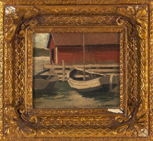Unknown artist, oil on canvas, signed and dated. Art - Paintings ...