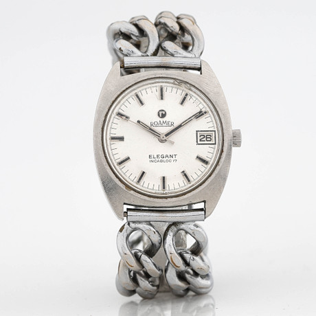 ROAMER ELEGANT, Armbandsur, stål, manuell, 1970-tal. Klockor & Ur ...