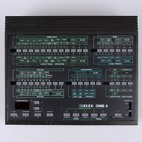 SOUND MODULE, Elka Omb 3, last quarter of the 20th century ...