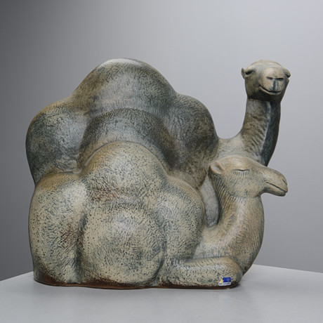 工芸品 Gustavsberg  Noaks Ark DROMEDAR LISA LARSON. FIGURIN 