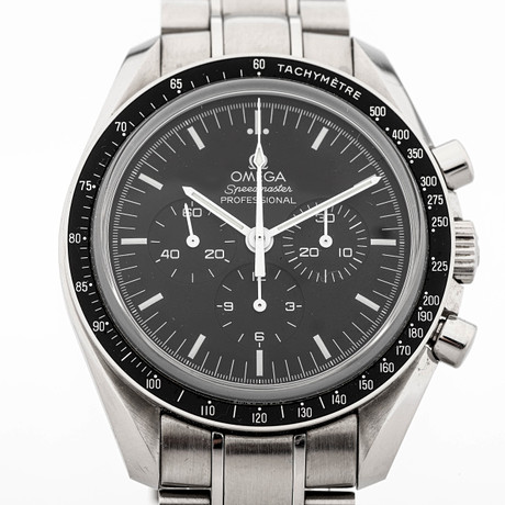 OMEGA SPEEDMASTER, Wristwatch, steel, manual, chronograph with minute ...