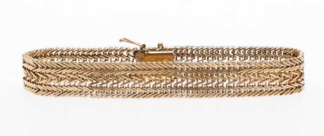 ARMBAND, 18k guld, vikt ca 33,1 gram.