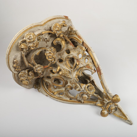 WALL BRACKET, gilded plaster/wood, neo-rococo. Furniture - Cupboards ...