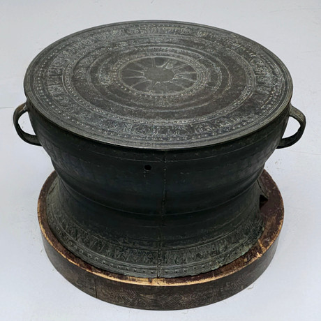 DONG SONG DRUM IN BRONZE. HEGER, TYPE IV. 17TH CENTURY. Asiatica ...