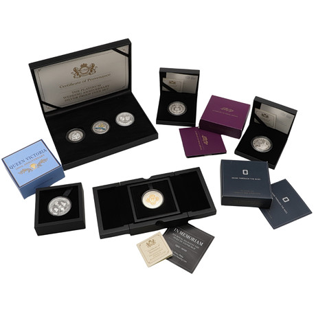 A COLLECTION OF ROYAL MINT AND OTHER ROYALTY THEMED ISSUES. 2017 - 2021 ...