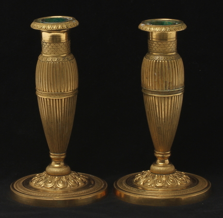 LJUSSTAKAR, empire, 1800-tal.