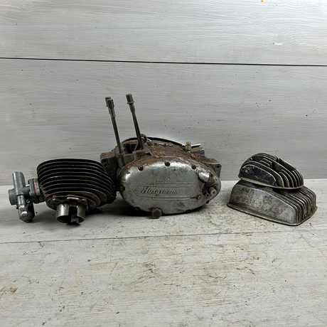 HUSQVARNA, motor, Silverpil, 1950/60-tal, Sverige.