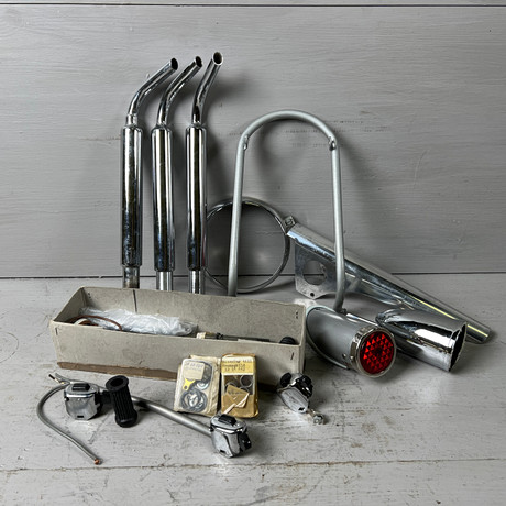 HUSQVARNA, div delar, Silverpil, 1950/60-tal, Sverige., såld på svensk auktion för 4 200 kr
