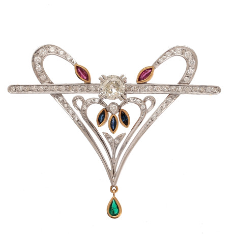Broche Vintage Zèbre En Relief Doré - Bijou Ancien Style Rétro *358