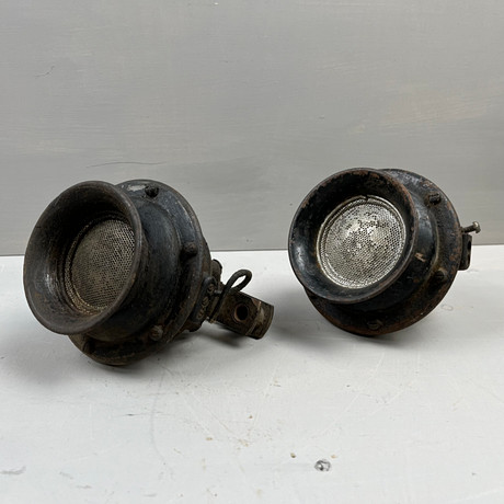 BOSCH, signalhorn, 2 st, ca 1920/30-tal.