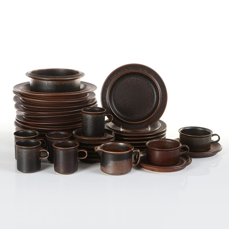 ARABIA, TABLEWARE PARTS, 25 PCS. Stoneware. “Russia”. Ceramics ...