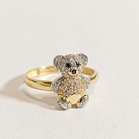 【関税込み】Moschino ゴールド Teddy Family リング 18441077_39537666_1000.jpg